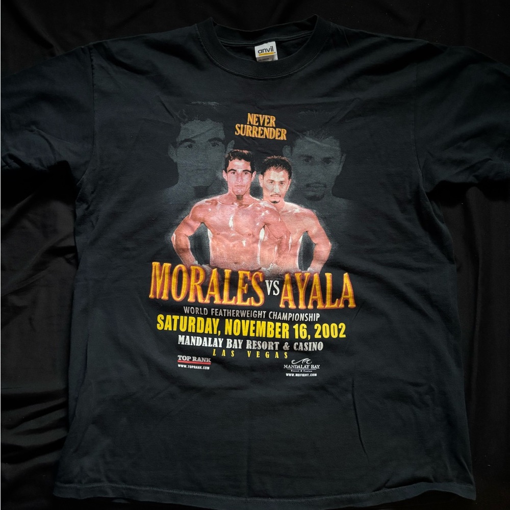 Erik morales vintage boxing t shirt